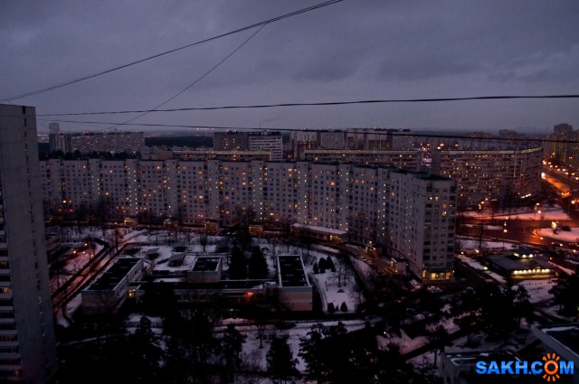 Фото с крыши зеленограда