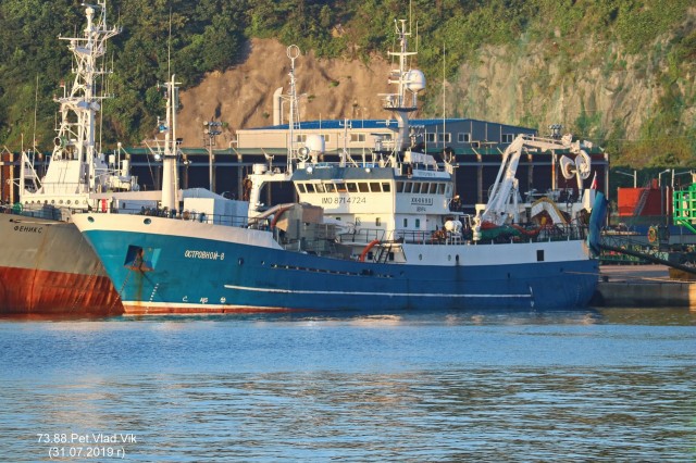 ОСТРОВНОЙ-8.   (Бывший GULLBERG,  MOGSTERFJORD,  BATIAL,  KAP.    IMO  8714724,  MMSI  273399240,  CS UBVP4).   Порт  Пусан.
Фотограф: 7388PetVladVik

Просмотров: 3578
Комментариев: 0