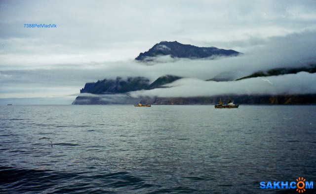 Полуостров Кони. (Вид со стороны Охотского моря, 1999 год).