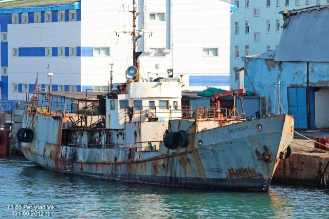 ЭКСПЛОЕР.    (Бывший  СЕРГЕЙ  МАРТЕМЬЯНИН,  КУМЖА).   (IMO  8038211,   CS  UIMC).  Порт  Невельск.
Фотограф: 7388PetVladVik

Просмотров: 886
Комментариев: 0
